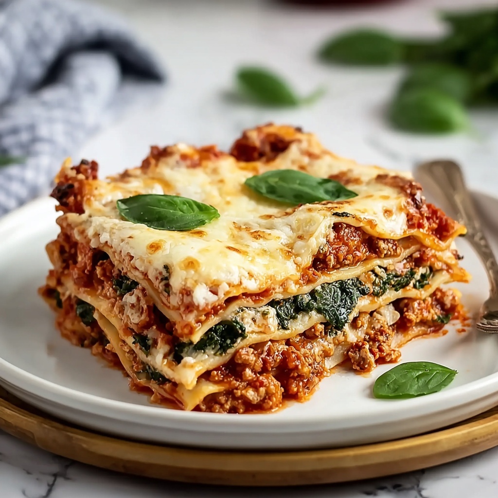 Hearty Spinach Lasagna That Warms Your Soul Every Time Recipe - Recipe Image