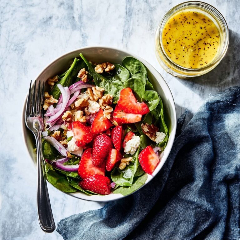 Spinach Strawberry Walnut Salad Recipe