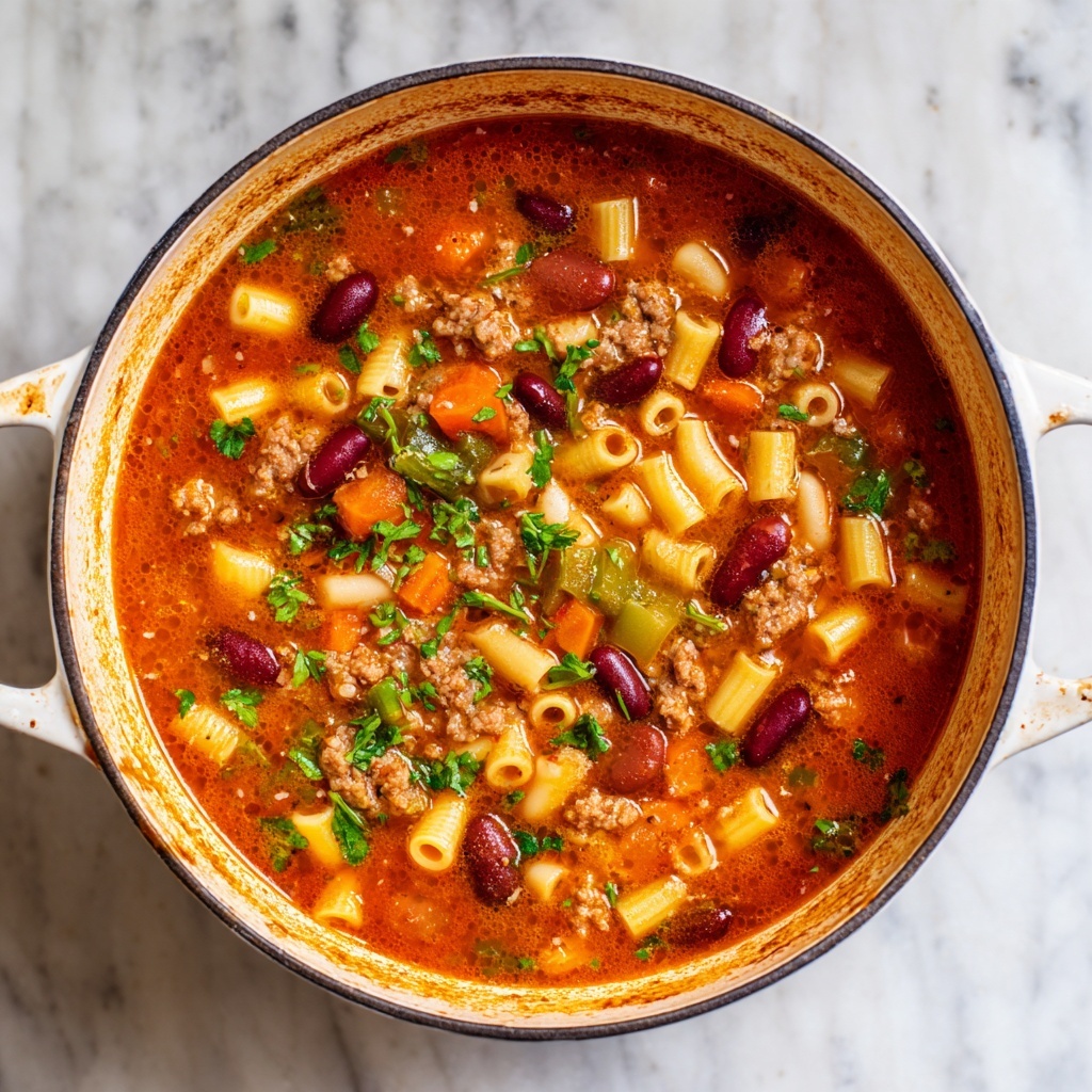 Hearty Pasta Fagioli Soup Recipe - Recipe Image