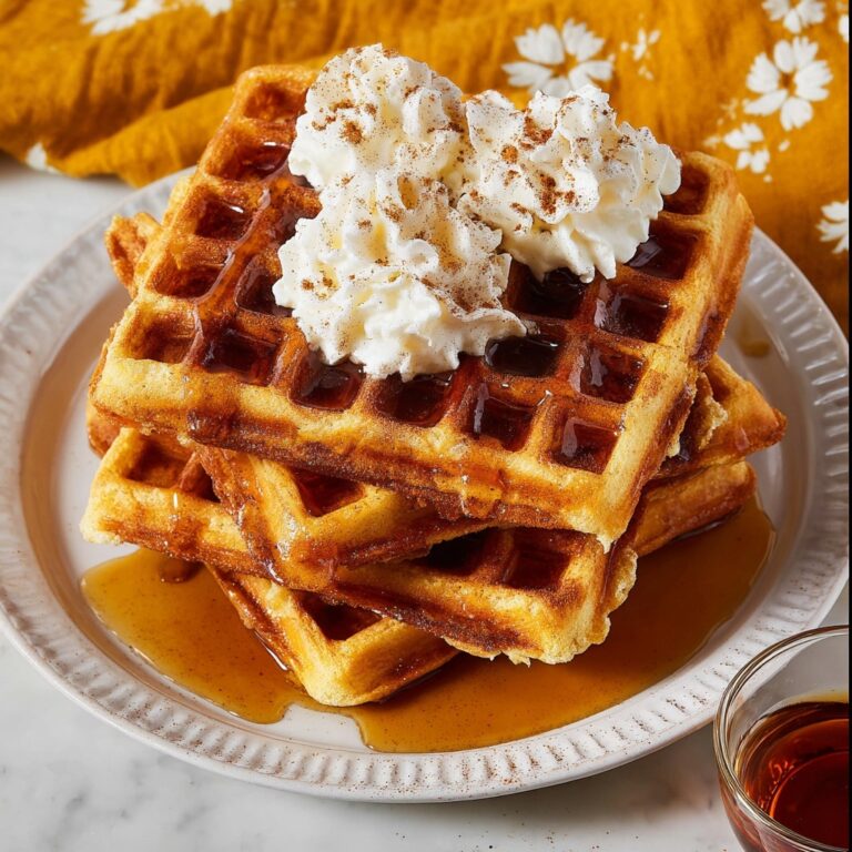 Simple Pumpkin Waffles Recipe