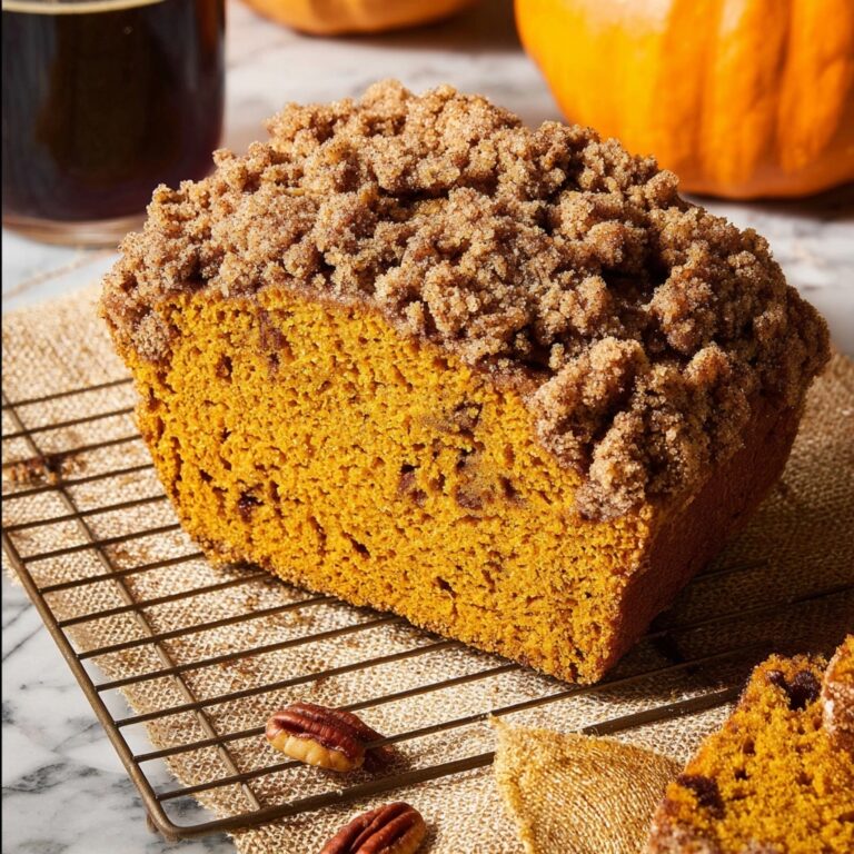 Pecan Streusel Pumpkin Bread Recipe