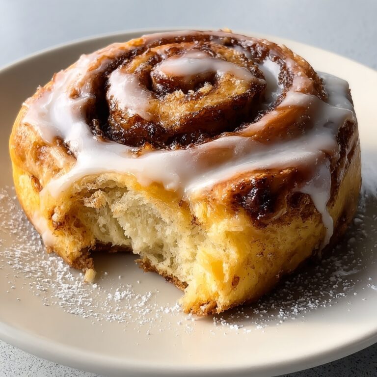 Warm Glazed Baked Cinnamon Rolls Recipe
