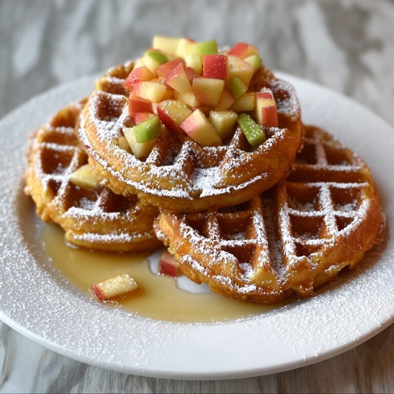 Apple Fritter Waffle Donuts Recipe