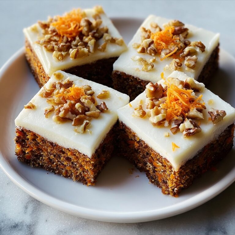 Carrot Cake Bars with Cream Cheese Frosting Recipe