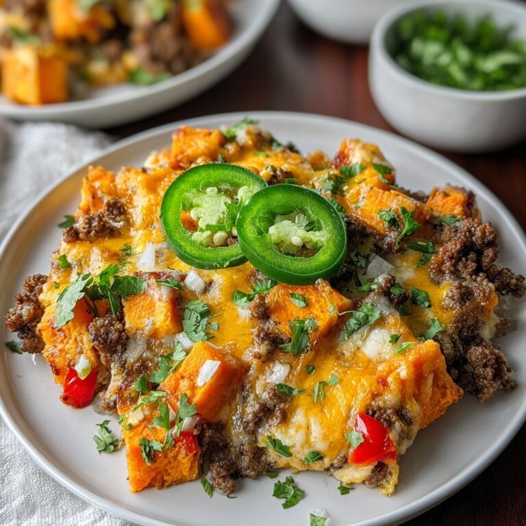 Ground Turkey Sweet Potato Bake Recipe