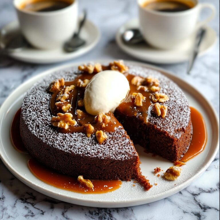 Irresistibly Moist Espresso Date Cake with Walnuts Recipe