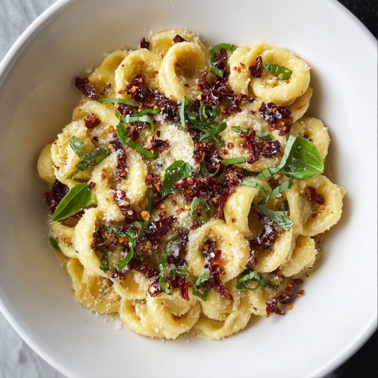 Sun-Dried Tomato Ricotta Pesto Pasta Recipe