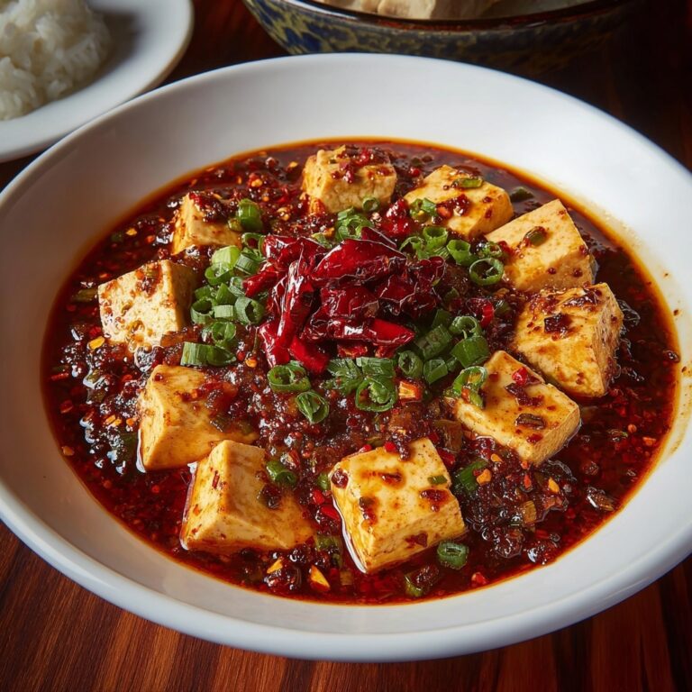 Three Chili Mapo Tofu Recipe