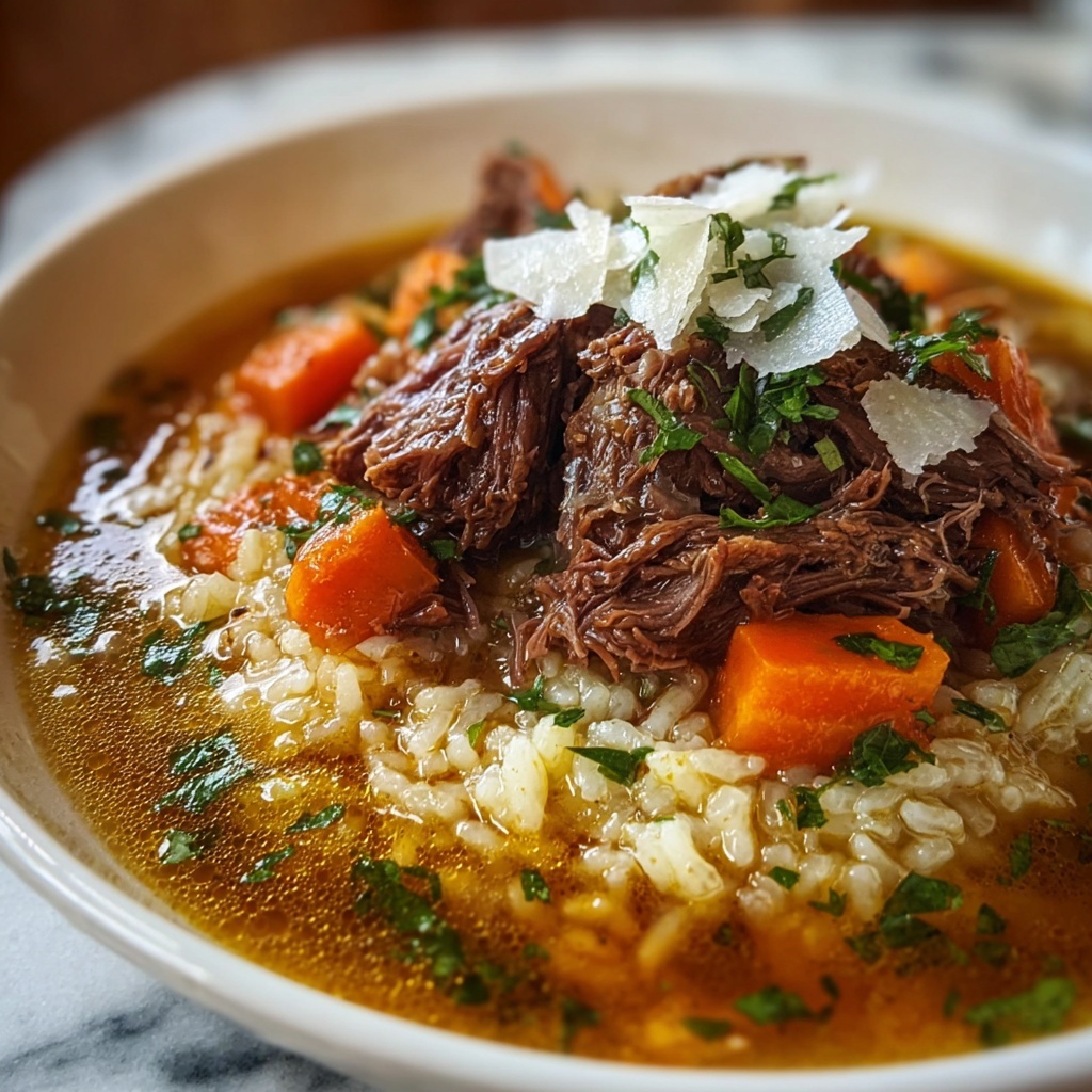 Italian Pot Roast Parmesan Risotto Recipe - Recipe Image