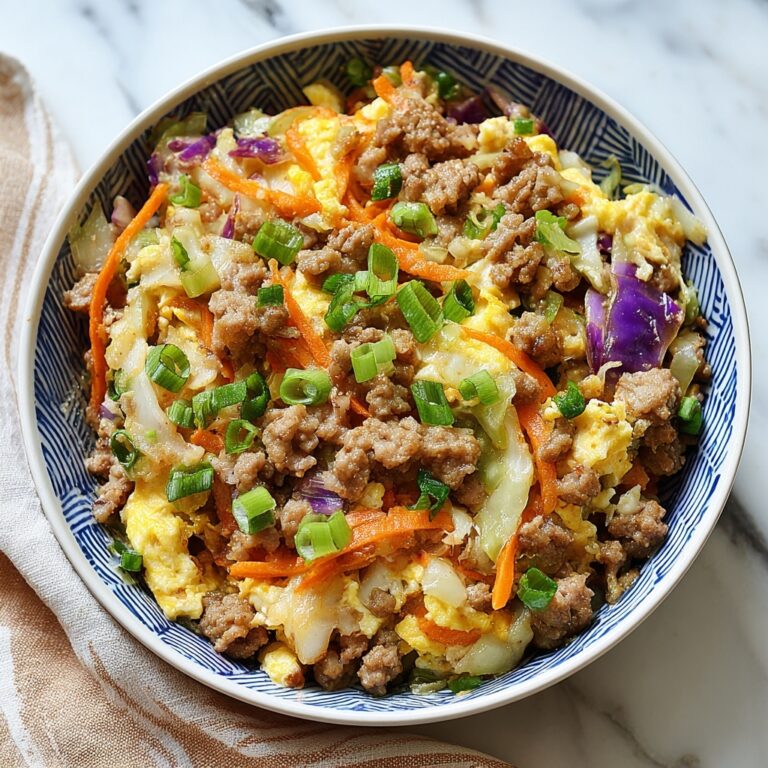 Low-Carb Easy To Make Egg Roll In A Bowl Recipe
