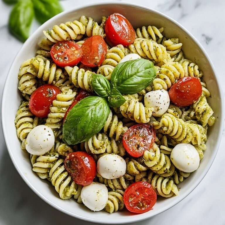 Pesto Caprese Pasta Salad Recipe