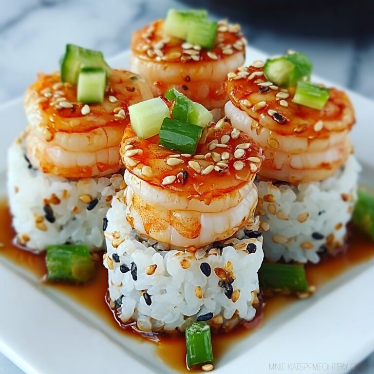 Spicy Shrimp Sushi Stacks Recipe