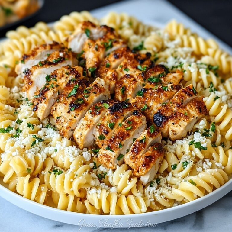 Irresistibly Cheesy Rotini with Garlic Parmesan Chicken Recipe