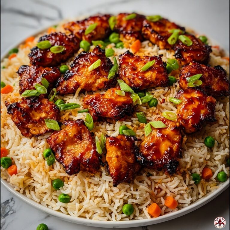 Honey BBQ Chicken Rice Recipe