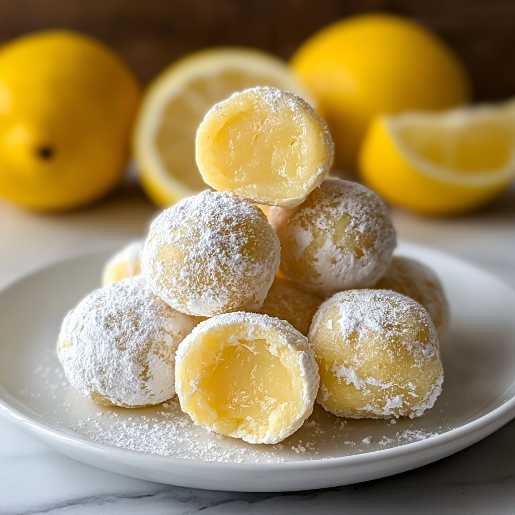 Lemon Truffles Recipe - Recipe Image