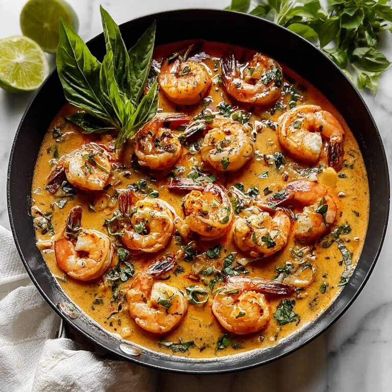 Thai Inspired Creamy Coconut Shrimp Recipe