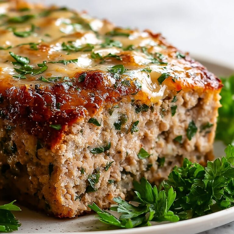 Melt-in-Your-Mouth Garlic Parmesan Chicken Meatloaf Recipe
