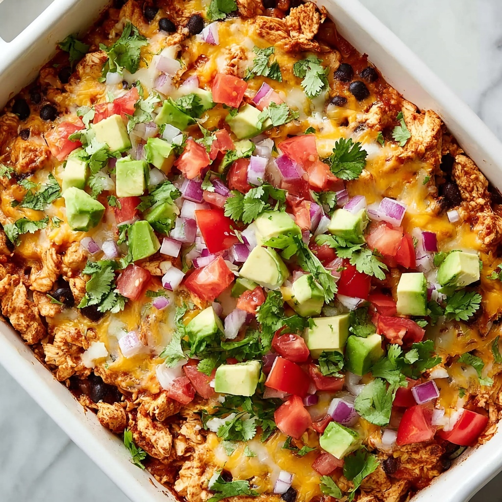 Chicken Burrito Casserole Recipe - Recipe Image