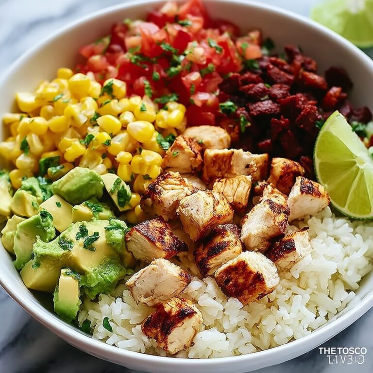 Easy Chicken Burrito Bowl Recipe