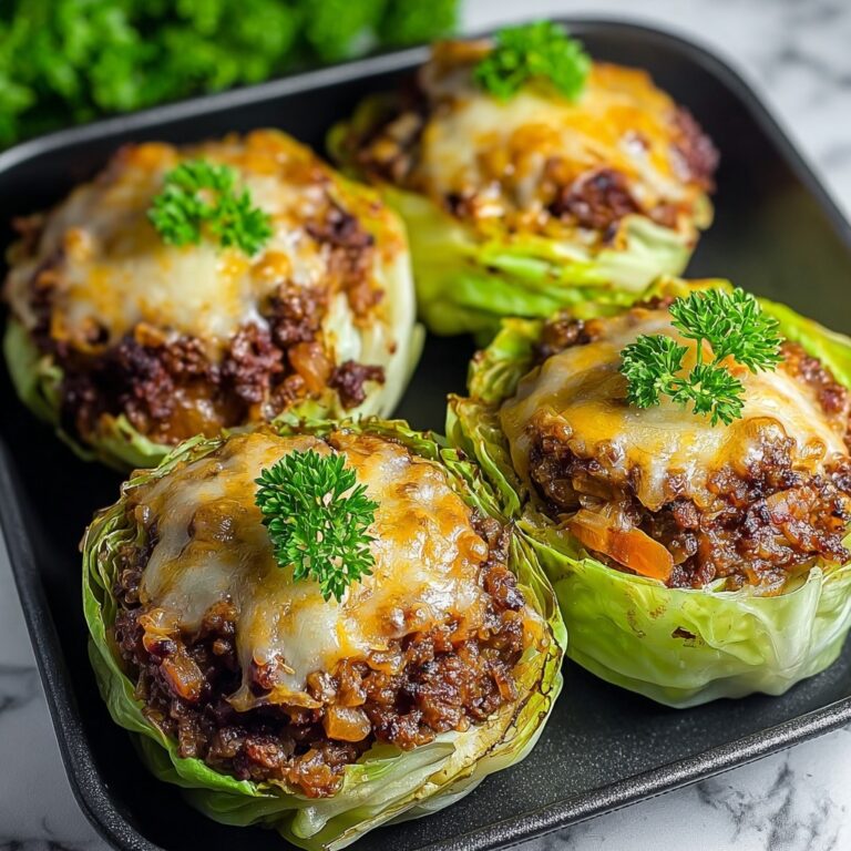 Oven-Baked Cabbage Burgers Recipe