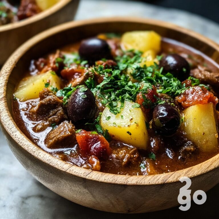 Beef Stew with Turkey Bacon, Apples, and Prunes Recipe