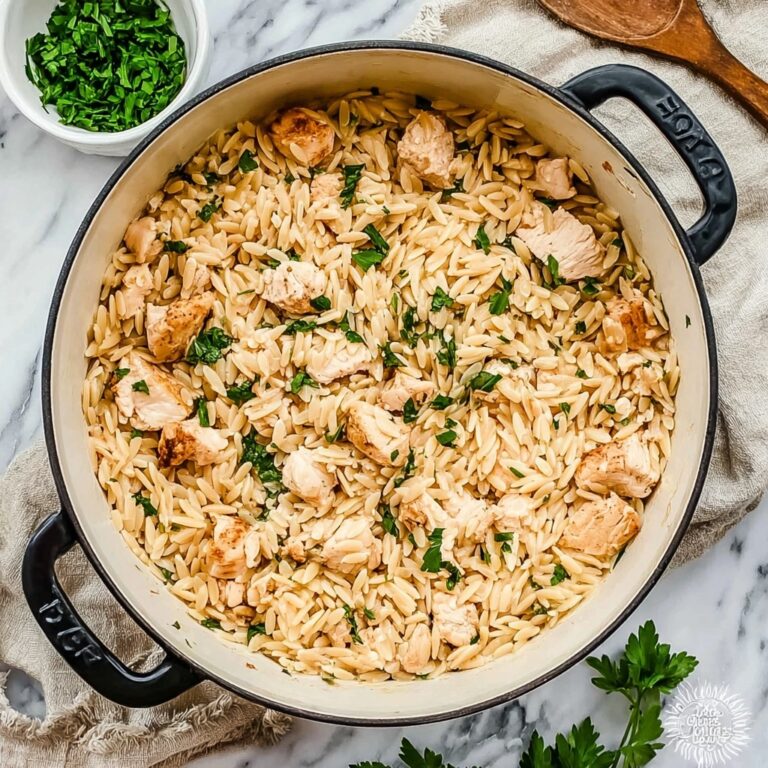One Pot Chicken Orzo Recipe