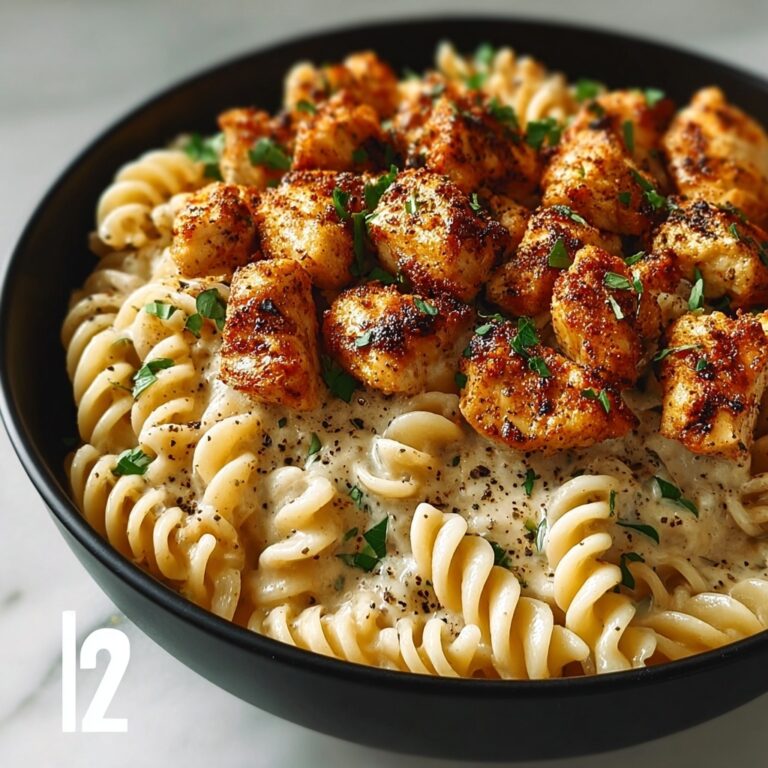 Juicy Garlic Butter Chicken Bites with Spicy Cajun Pasta Recipe