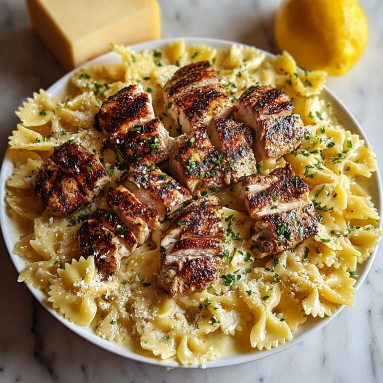 Indulgent Cheesy Garlic Cajun Chicken Bowtie Pasta Delight Recipe