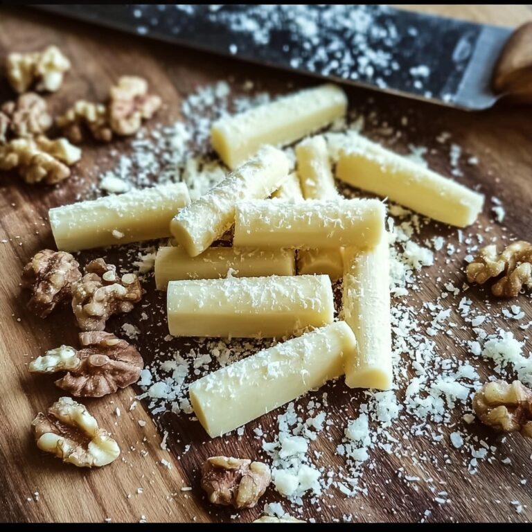 Sliced Parmesan and Walnuts: Easy Crunchy Snack Delight Recipe