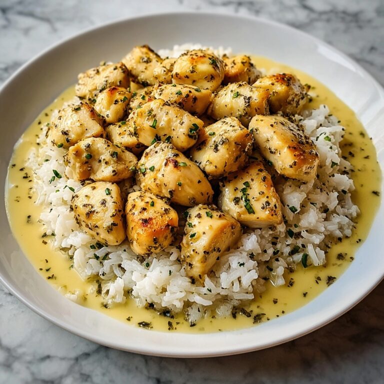 Indulgent Chicken Scampi with Creamy Garlic Parmesan Rice Recipe