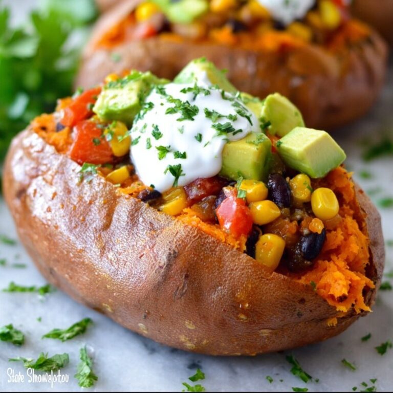 Mexican Stuffed Sweet Potatoes Recipe