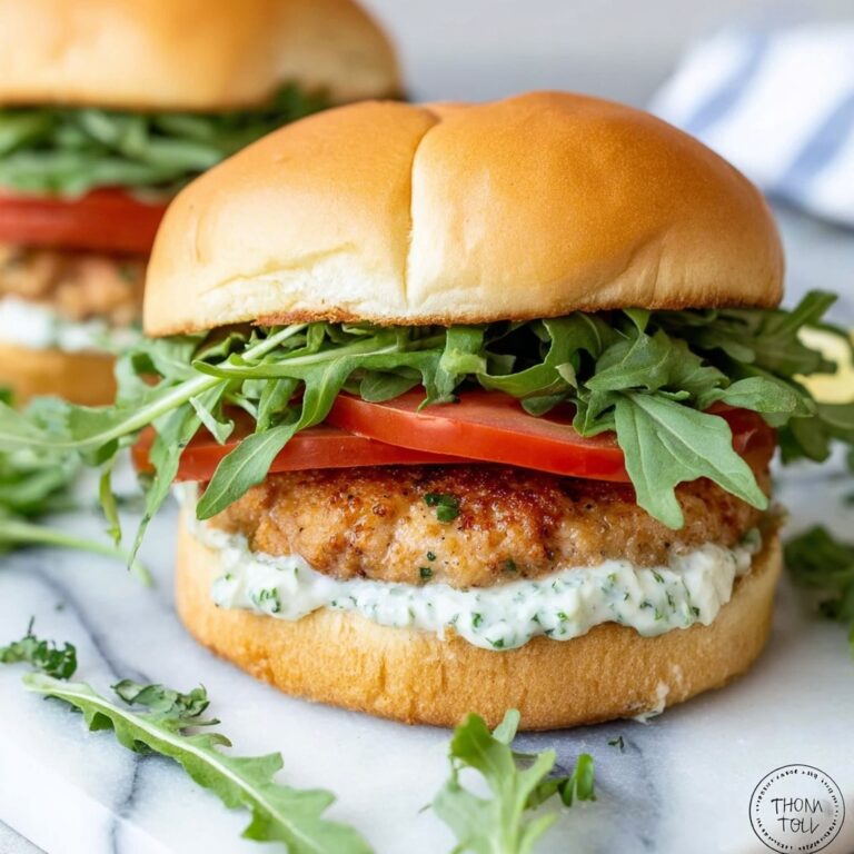 Salmon Burgers with Avocado Ranch Recipe