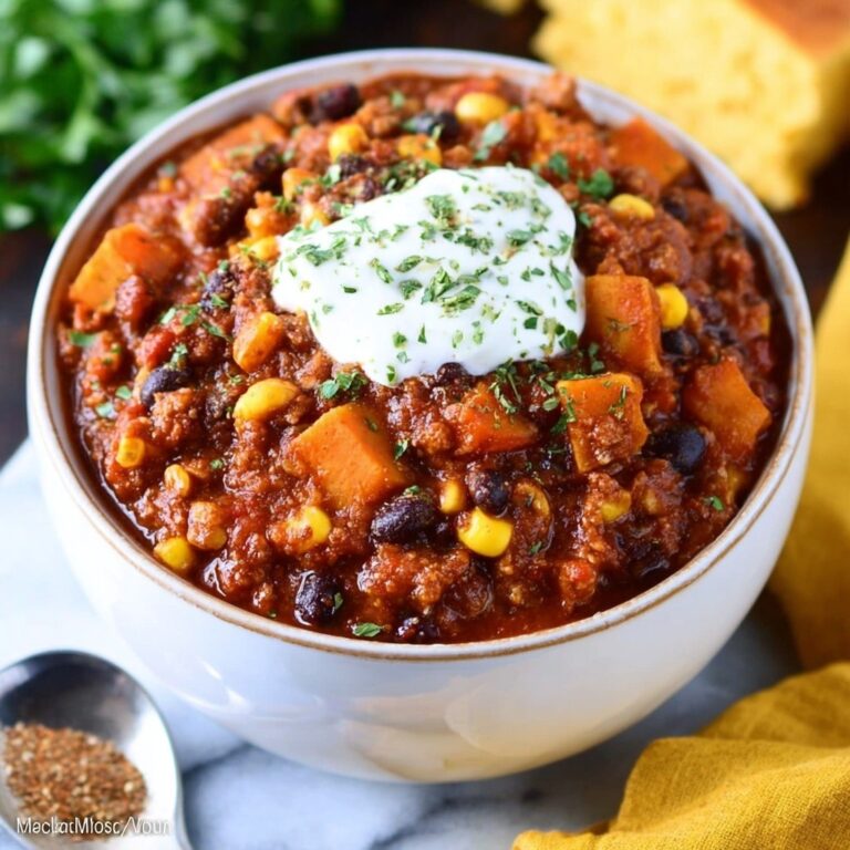 Turkey Sweet Potato Chili Recipe