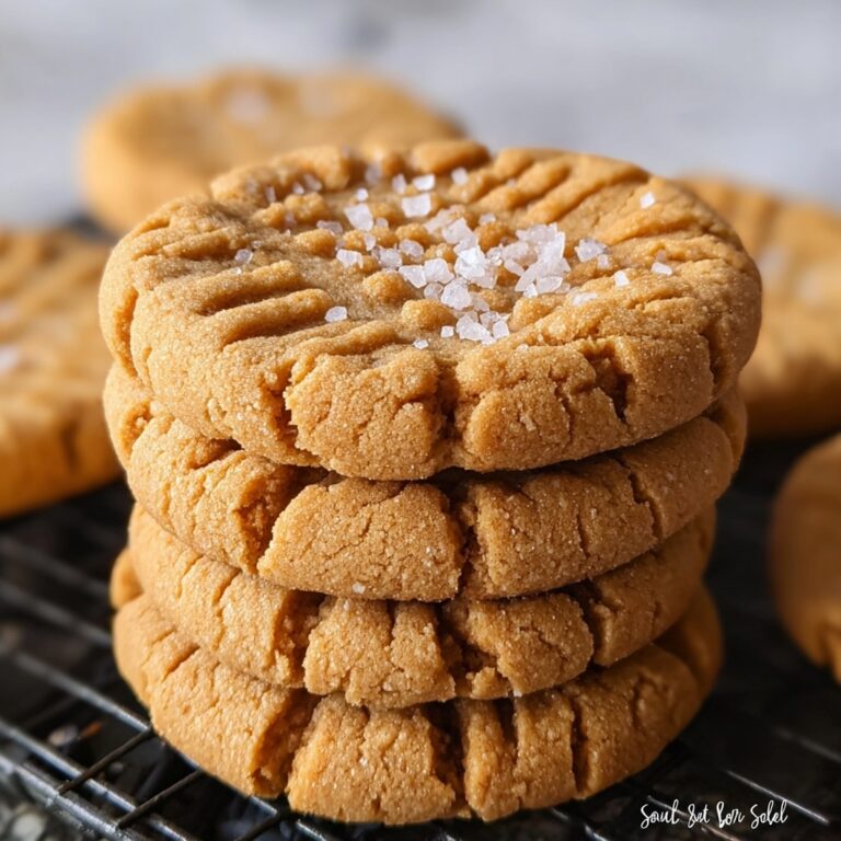 Chewy Peanut Butter Cookies Recipe