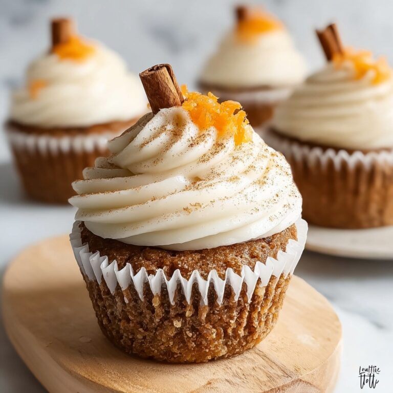 Easy Carrot Cake Cupcakes Recipe