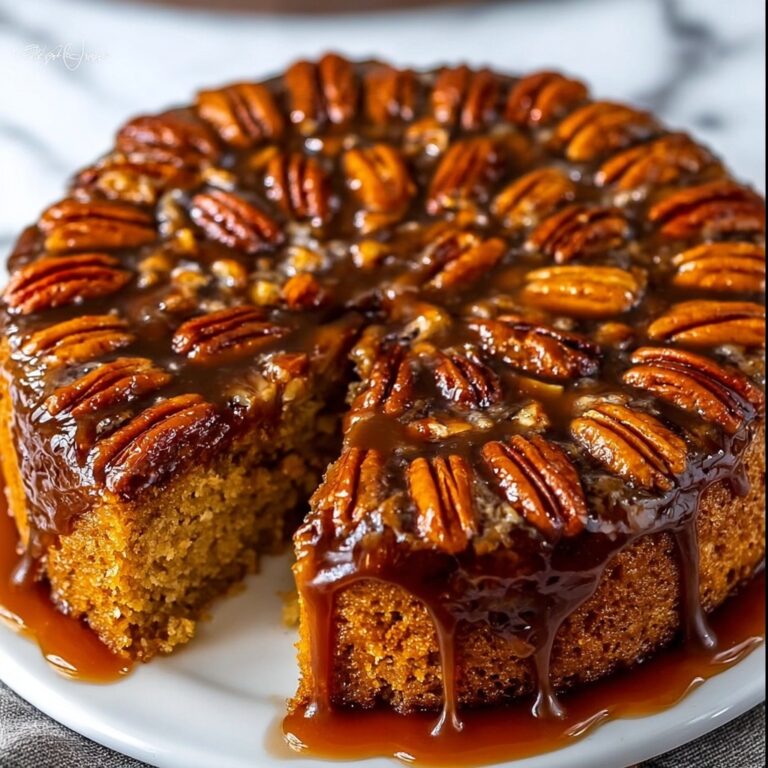 Pecan Upside Down Cake Recipe