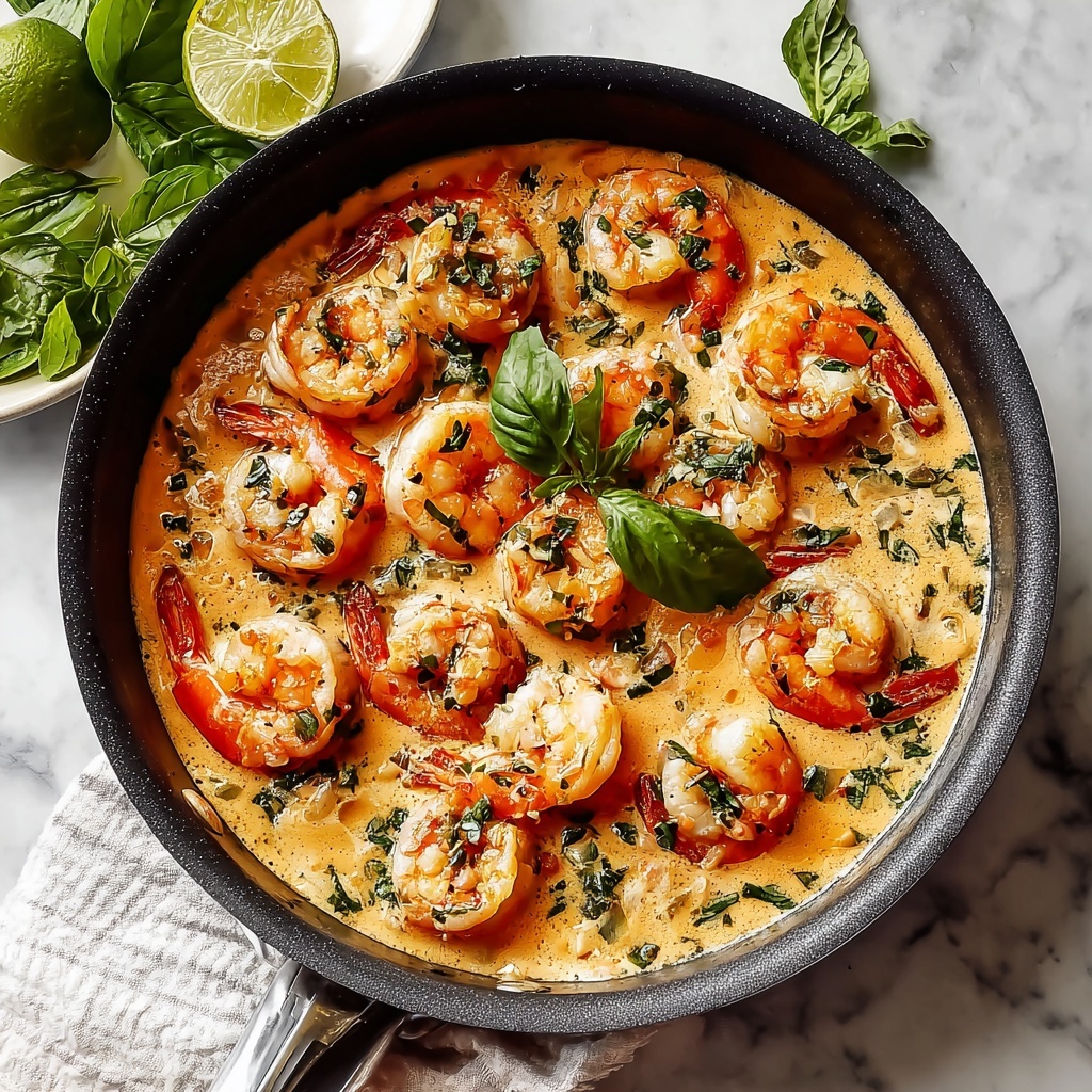 Thai Inspired Creamy Coconut Shrimp Recipe - Recipe Image