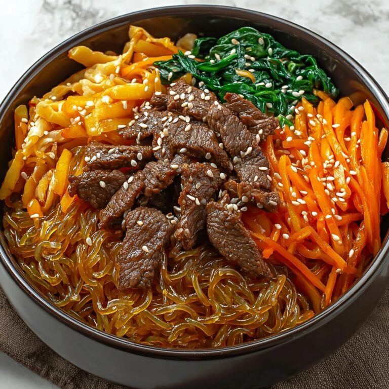 Japchae (Korean Glass Noodle Stir-Fry) Recipe