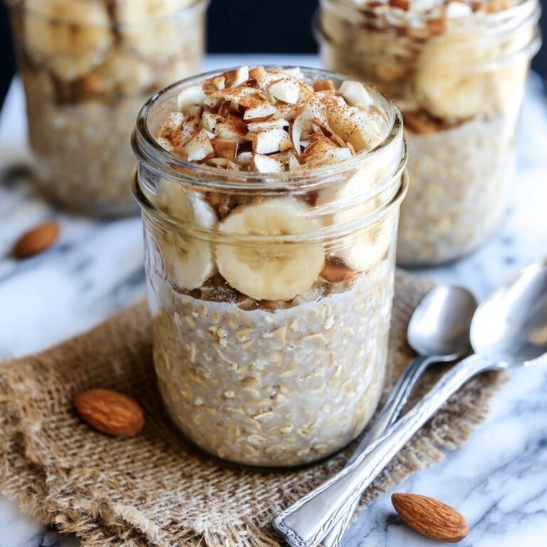 Almond Butter Overnight Oats Recipe