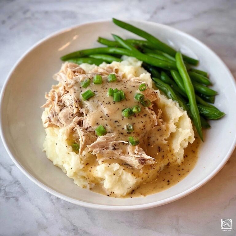 Slow Cooker Shredded Chicken and Gravy Recipe