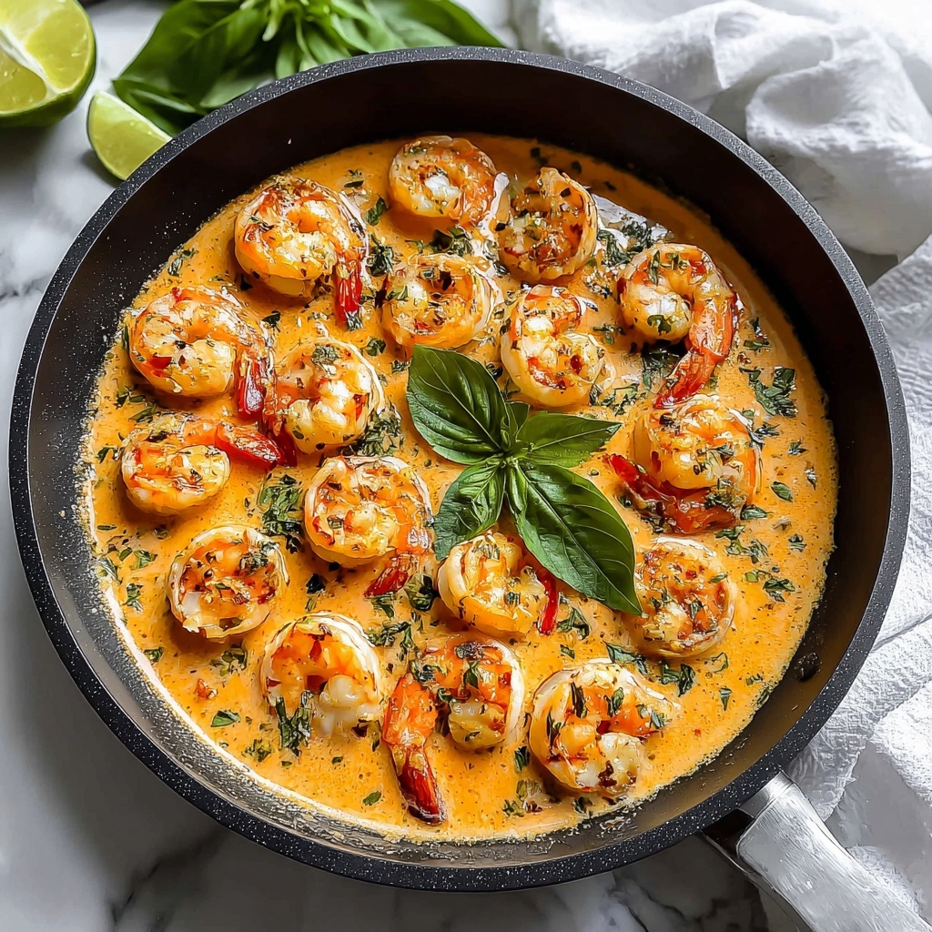 Thai Inspired Creamy Coconut Shrimp Recipe - Recipe Image