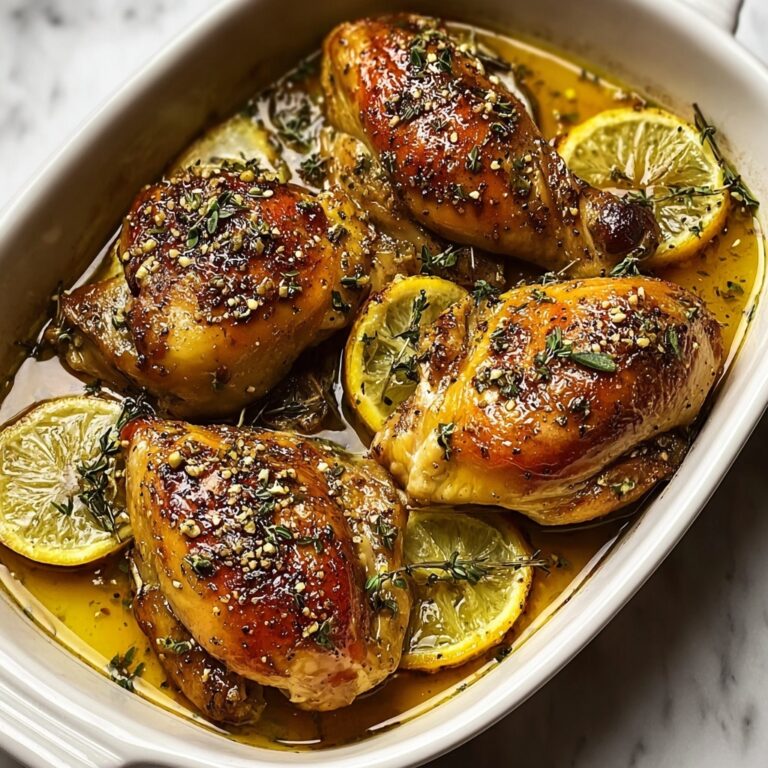 Greek Lemon Chicken Thighs Recipe