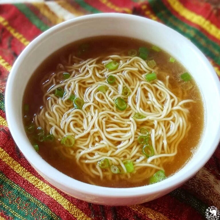 Quick and Easy Chinese Noodle Soup Recipe