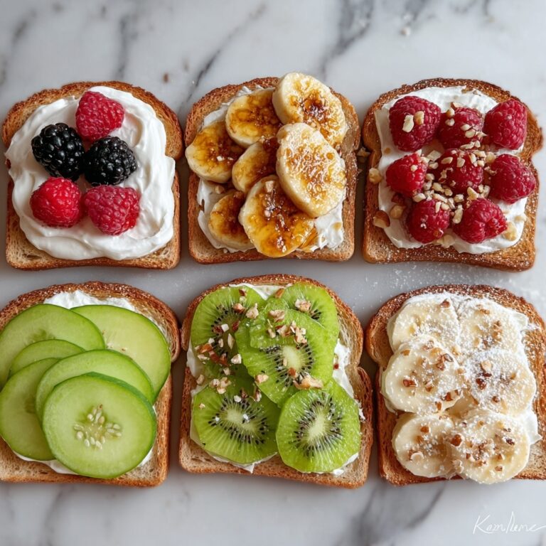 Deliciously Healthy TikTok Toast Flight to Brighten Your Morning Recipe