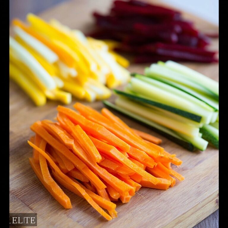 How to Cut Julienne Strips Recipe