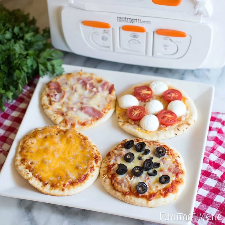 Homemade Flatbread Pizzas with Rotimatic Recipe